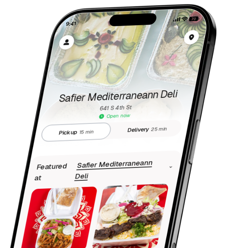 Safier Mediterraneann Deli app preview