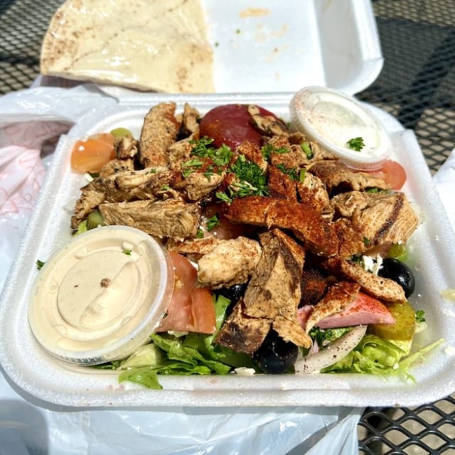 Chicken Greek Salad.