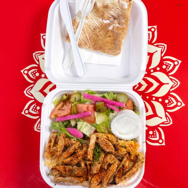 Chicken Shawarma Plate.