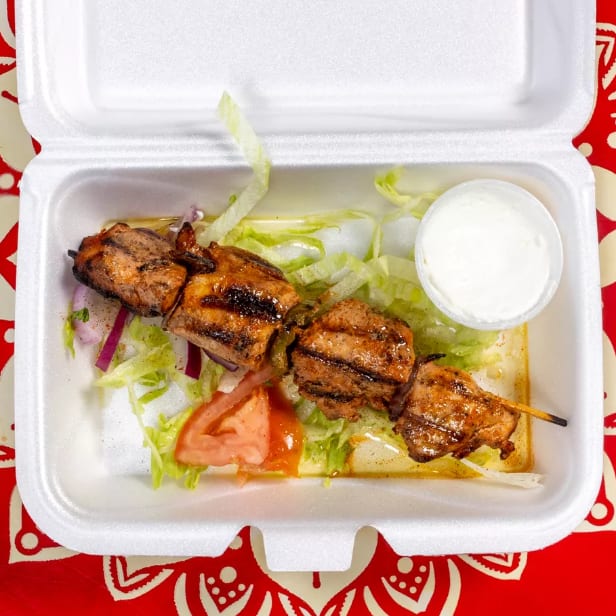 Side Shish Tawook Skewer.