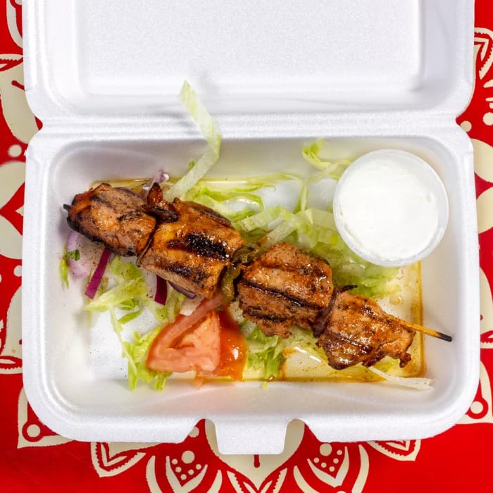 Side Shish Tawook Skewer.